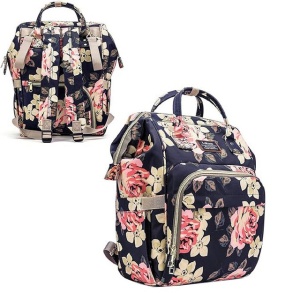 Rucsac termoizolant, pentru mamici si bebelusi, floral, Srotek - Img 7