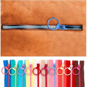 Set 20 de bucăți fermoare din rășină, 22 cm, multicolore - Img 7