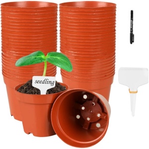 Set 50 ghivece din plastic, Lechansen, pentru gradinarit - Img 6