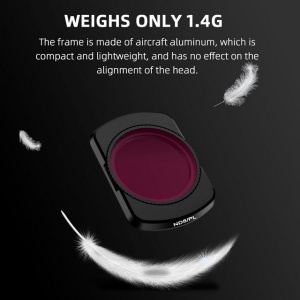 Set filtre ND BRDRC pentru DJI Osmo Pocket 3, pachet de 4, ND8PL ND16PL ND32L ND64PL - Img 2