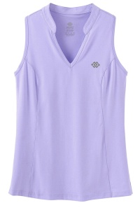 Maiou sport dama pentru tenis, fitnes, fără mâneci, lila, XXL - Img 4
