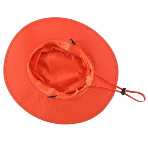 Pălărie de soare cu boruri largi, Outfly, unisex, portocalie, 56-60cm - Img 6