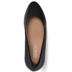 Pantofi dama eleganti si confortabili cu toc bloc, Dream Pairs, negru, 40 - Img 3