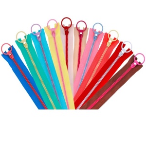 Set 20 de bucăți fermoare din rășină, 22 cm, multicolore - Img 2