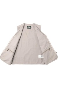 Vestă multifuncțională bărbați, tip Safari/Fotograf, 16 Buzunare, 100% Bumbac, Pescuit, Drumeții, bej, 4XL - Img 4