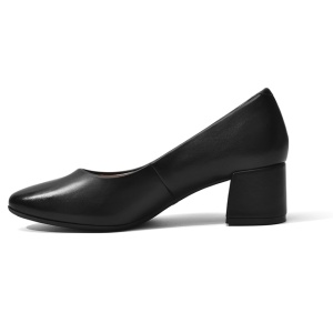 Pantofi dama eleganti si confortabili cu toc bloc, Dream Pairs, negru, 40 - Img 4