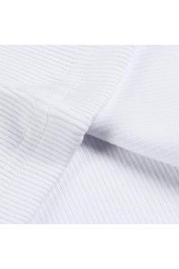 Maiou damă Smile Fish, tip Racerback, Bumbac Ribbed, Slim Fit, Alb, XL - Img 5
