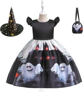 Rochita de vrajitoare pentru Halloween, 140 cm - Img 4