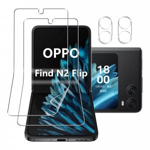 Set 2 bucăți de folie de protecție compatibilă cu OPPO Find N2 Flip