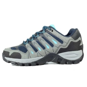 Ghete de drumetie, trekking, impermeabile, joase, pentru femei, gri, bleu, 39 - Img 3