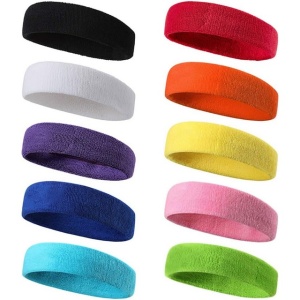 Pachet de 10 bentite pentru sport, multicolore - Img 1