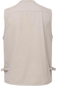 Vestă multifuncțională bărbați, tip Safari/Fotograf, 16 Buzunare, 100% Bumbac, Pescuit, Drumeții, bej, 4XL - Img 5