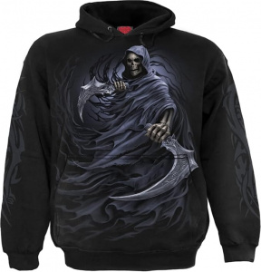 Hanorac pentru bărbați Double Death, Spiral Direct, negru, S - Img 1
