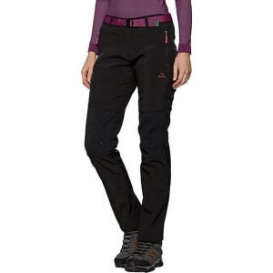 Pantaloni softshell pentru femei, captuseala fleece, pentru iarnă, impermeabili, termici, L - Img 1