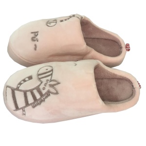Papuci de casă, zebra, Femei, C, Lila Roz, 38-39