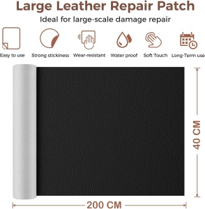 Plasture autoadeziv pentru repararea pielii, 40cm/ 200 cm - Img 2