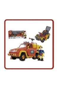 Set pompierul Sam cu vehicul de urgentă Venus, Merkur si figurină, Simba, pentru copii de la 3+ - Img 2