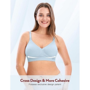 Sutiene de maternitate, 3 bucati, gravide, fara cusaturi HOFISH pentru femei – Mediu - Img 5