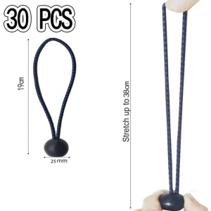30 bucăti cordon elastic, cordon elastic prelată 19CM - Img 6
