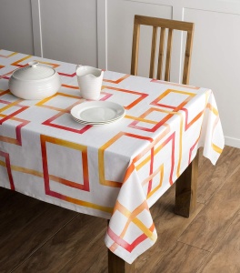 Fată de masă 100% bumbac 140 cm x 180 cm, Labirint - Img 6