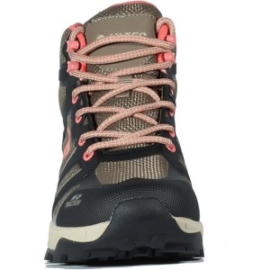 Ghete de drumetie, trekking, impermeabile, pentru femei Hi-Tec Muflon Mid, maro deschis, 38 EU - Img 2