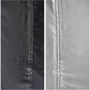 Husa pentru mobilier de grădină, din material Oxford 420D, impermeabilă, rezistentă la UV, 280x204x106CM - negru - Img 4
