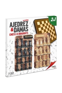 Joc 2 in 1, Sah si Dame cu 48 de piese - Img 1