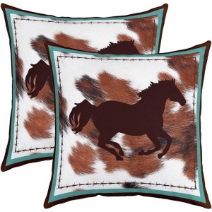 Fețe de perna decorative 45x45 cm, set 2 buc, model cal