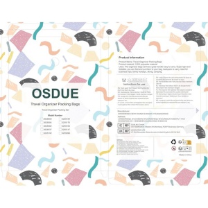 Set 4 huse organizatoare pentru valiza, geamantan - Img 2
