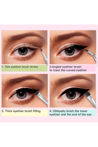 Set 4 pensule pentru machiaj, eyeliner, Beasofee - Img 7