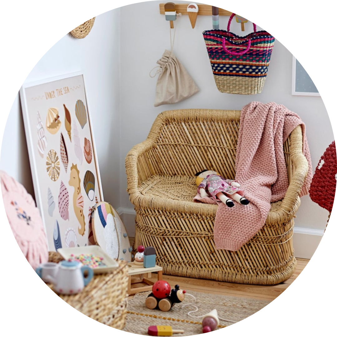Mobilier de ratan
