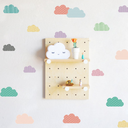 Sticker Bunte Clouds