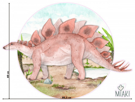 Sticker Dino Stegosaurus - Img 2