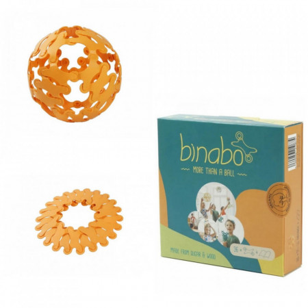 Joc constructie Binabo Portocaliu 36 piese