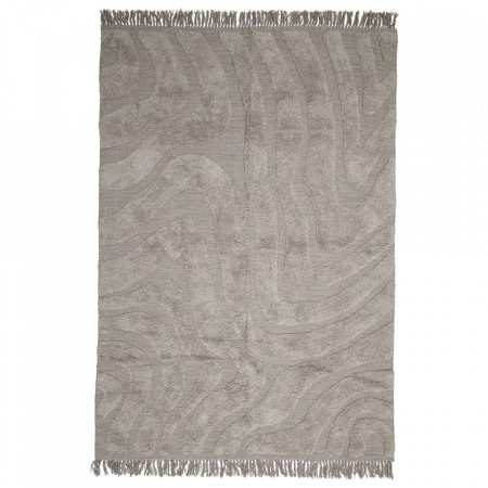 Covor maro din bumbac 150x210 cm Elaine