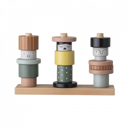 Set de joaca multicolor din lemn Willia Bloomingville Mini Dimensiuni: - Lungime: 22 cm - Latime: 6 cm - Inaltime: 13 cm Material: lemn de lotus, lemn de fag si MDF Varsta recomandata: +2 ani.