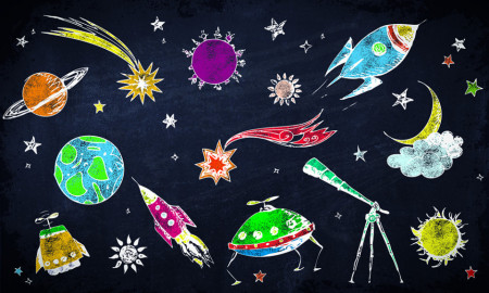 Tapet Sketch the Universe - Img 3