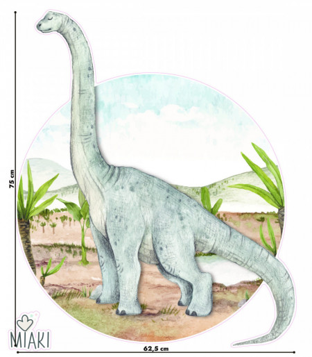Sticker Dino Diplodocus - Img 2