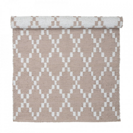 Covor roz din PVC si poliester 70x140 cm Vie