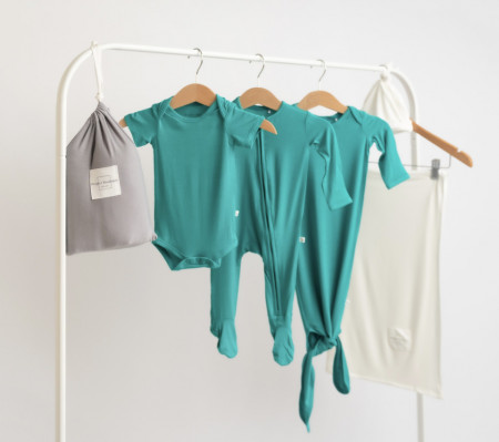 Set bambus Newborn Complete - verde
