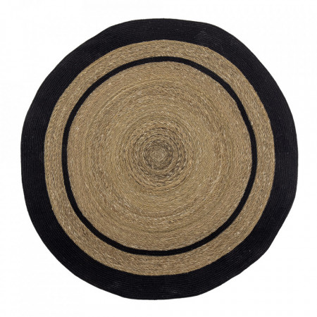 Covor maro din fibre naturale 120 cm Lune