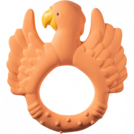 Jucarie dentitie Papagal Soft Orange