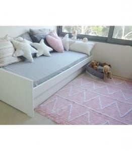 Covor copii bumbac 120x160 cm Blue Hippy Canals