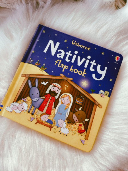 nativity flap book