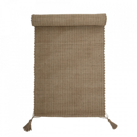 Covor maro din iuta 75x245 cm Karli
