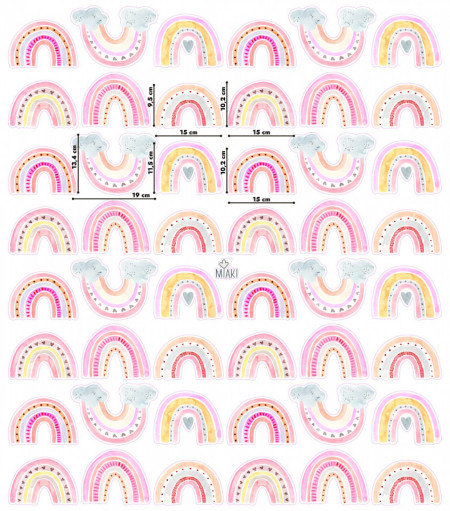 Stickers Watercolor Rainbows - Img 2