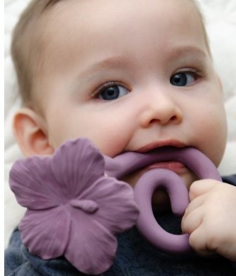 Jucarie dentitie mauve flower