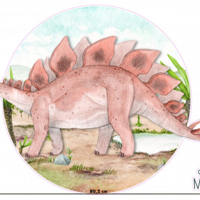 Sticker Dino Stegosaurus - Img 2