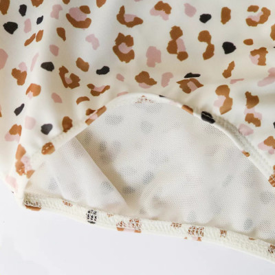Costum de baie intreg UPF 50+ Leopard Beige - Img 5