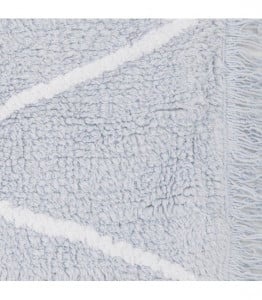 Covor copii bumbac 120x160 cm Blue Hippy Canals